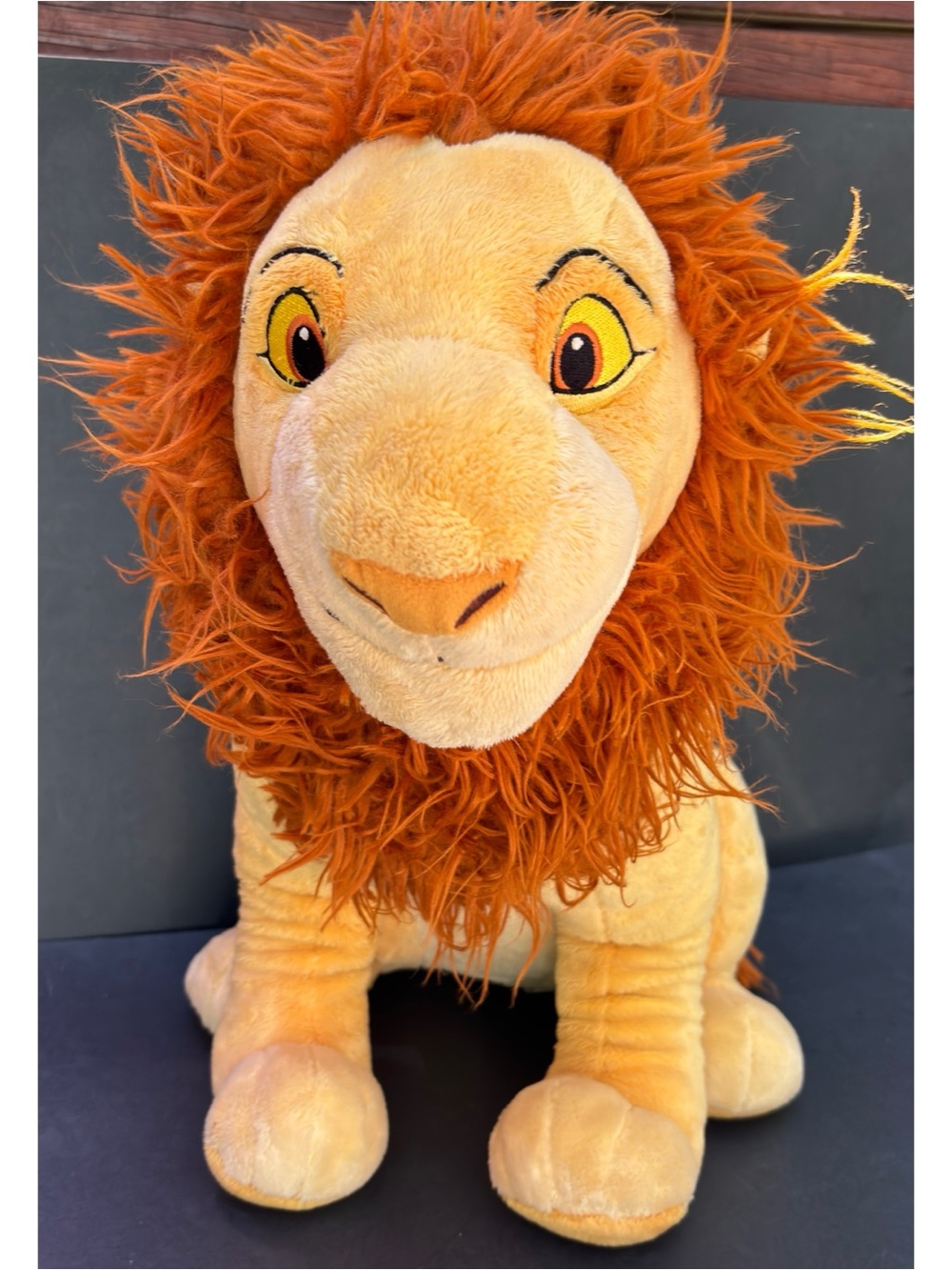 Disney Store Authentic The Lion King Adult Simba Animal Stuffed Plush 18”